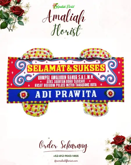 Papan Bunga Ucapan Selamat Narimbang